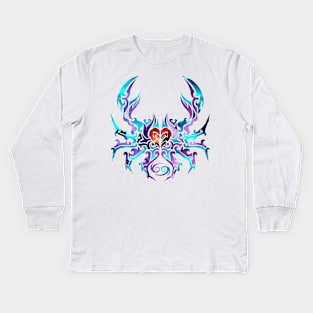 Cancer Astrology Season Gear Kids Long Sleeve T-Shirt